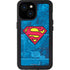 DC Comics Superman Logo Background Pattern iPhone 15 Waterproof Case